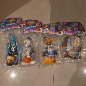 Original 1996 Warner Bros Space Jam Plush Set